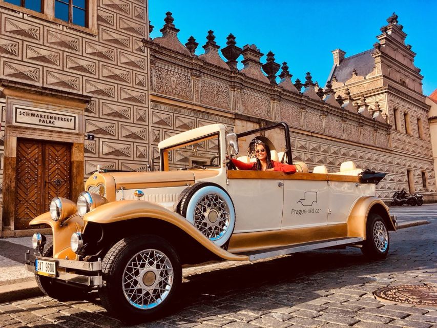 Prague: 1.5–Hour Vintage Car Tour - Hotel pickup and a private route you can actually shape