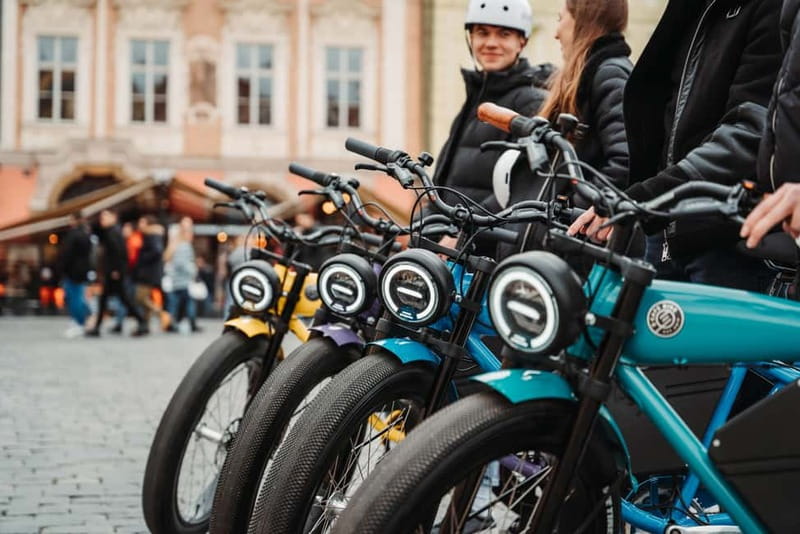 Prague: 10 Must-See Landmarks & Viewpoints on E-Bike Tour - Old Town Square and the Astronomical Clock: short stop, big payoff