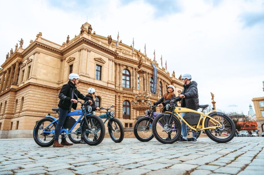 Prague: 10 Must-See Landmarks & Viewpoints on E-Bike Tour - Charles Bridge and the first taste of Prague views