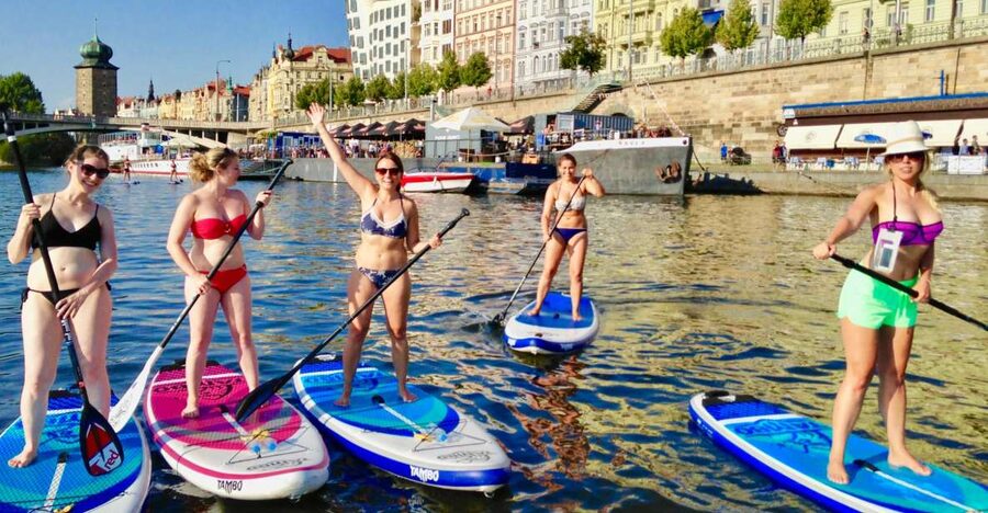 Prague: 2-Hour Paddle Boarding in the City Centre - Practical Tips: Towel, English Coaching, and Getting Ready