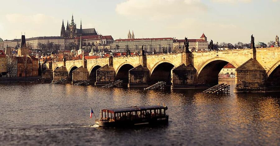 Prague: 2 hours city tour + 1 hour boat cruise - Wenceslas Square, the National Museum Area, and the Opera Exteriors You Might Miss