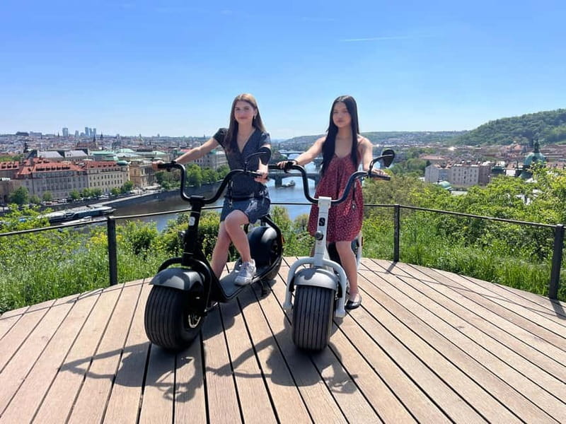 Prague: 3-Hour Fat Tire E-Scooter Tour - Strahov Monastery and the Petrín area: getting the feel of the slopes