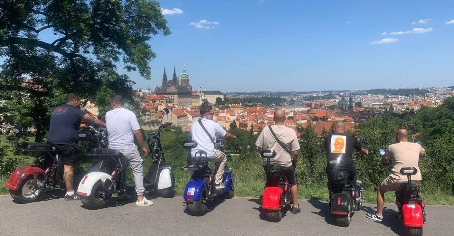 Prague 3 Hours Grand Fat-tire E-scooter Tour - Key things I’d circle on your Prague map