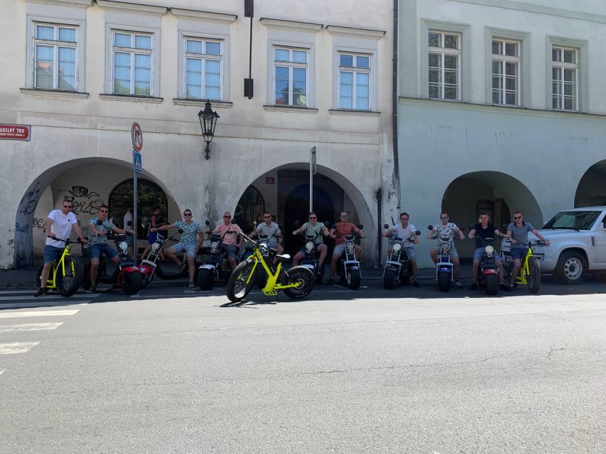 Prague 3 Hours Grand Fat-tire E-scooter Tour - Charles Bridge by scooter: famous views, organized timing