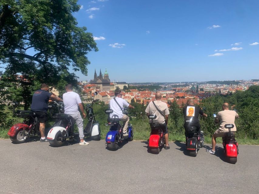 Prague 3 Hours Grand Fat-tire E-scooter Tour - Getting started at the GoGo Scooter Office, fast