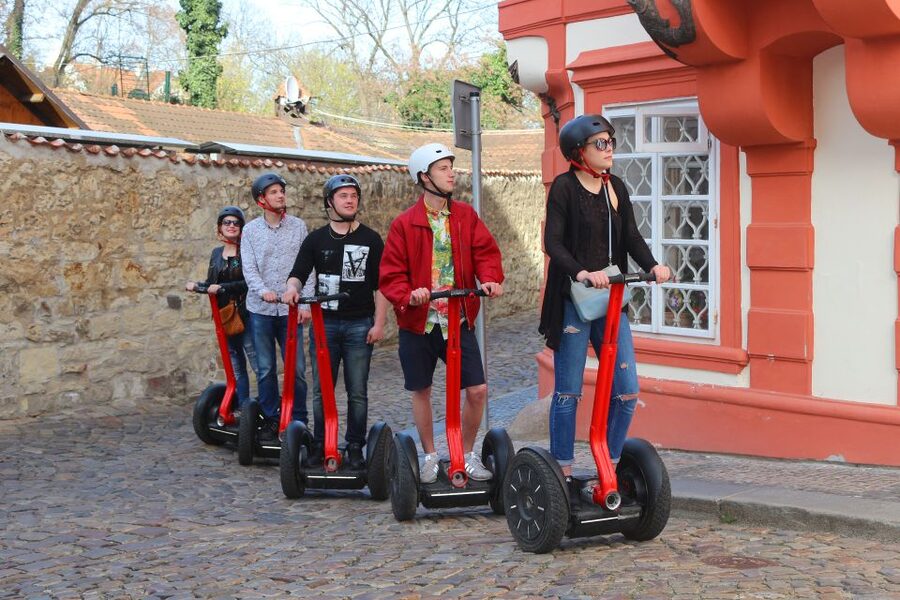 Prague: 4-Hour Segway and Scooter Tour - Meeting at Hotel Grandior and getting set up the right way