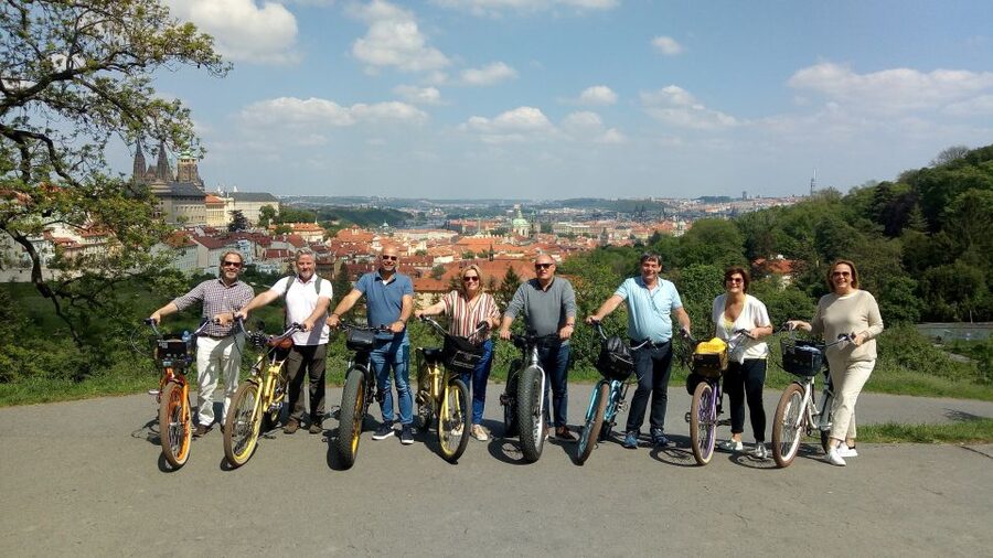 Prague: 7 Best Viewpoints of Prague E-Bike Tour - Old Town and Lesser Town, plus the Jewish Quarter and Lennon Wall
