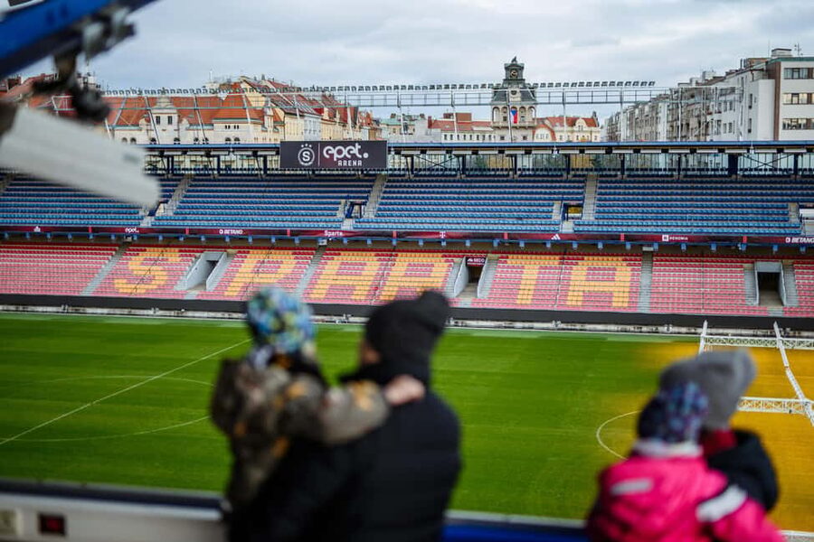 Prague: AC Sparta Praha Stadium Tour - Fan shop stop and the small gift that makes it stick