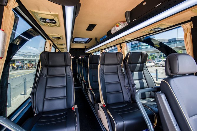 Prague Airport Shared Departure Transfer - The minibus comfort plus WiFi that actually helps