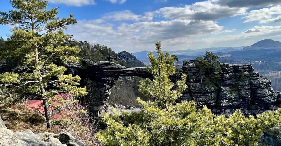 Prague: All-inclusive trip to Bohemian and Saxon Switzerland - Bastei Bridge over the Elbe: the first wow moment