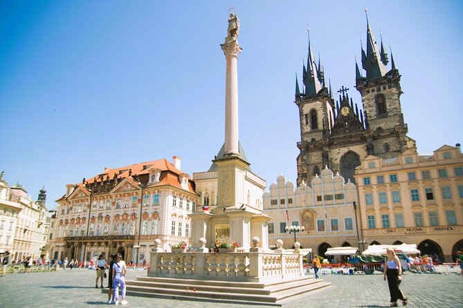 Prague Astronomical Clock and Old Town Square audio guide - Church of Our Lady before Týn, reading the skyline like a story