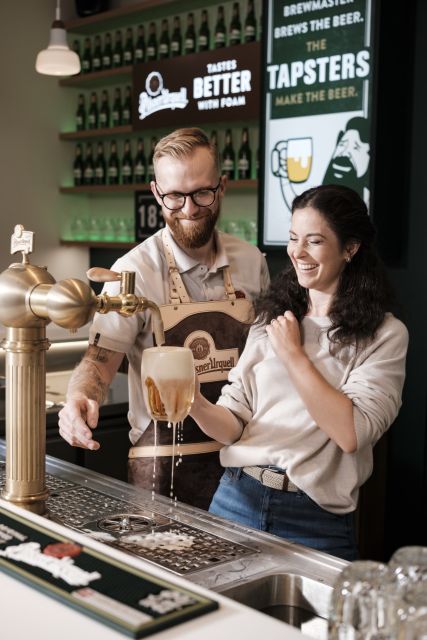 Prague: Beer Pouring Class at Pilsner Urquell Experience - Hladinka, Šnyt, Mlíko: same beer, different personalities