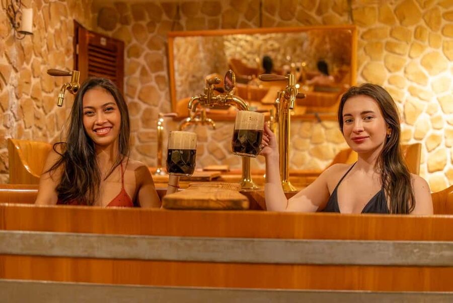 Prague: Beer Spa and Wellness - How Hop Extract, Yeast, and Herbs Meet Czech Black Beer