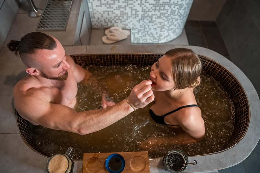 Prague: Beer Spa Experience with Unlimited Beer and Sauna - Snacks and water: the simple fueling that keeps the hour smooth