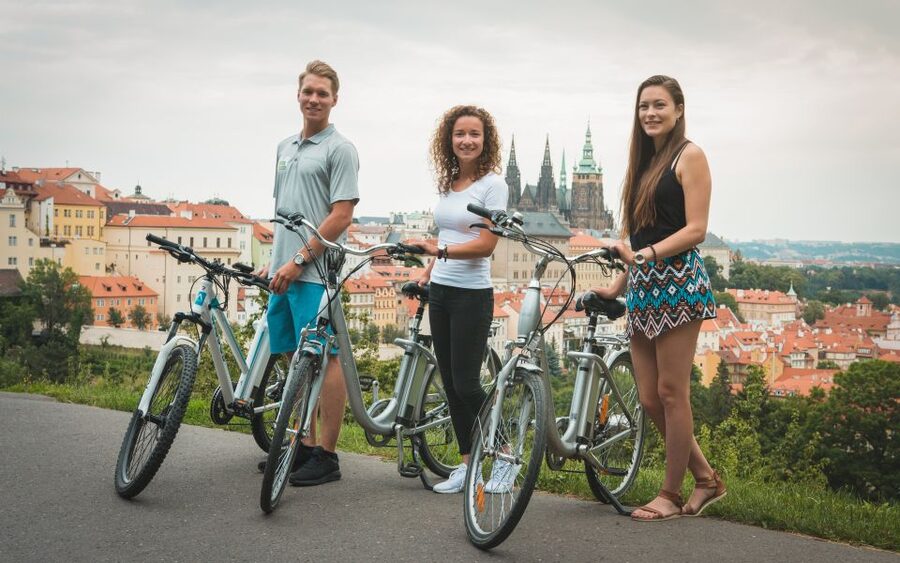 Prague: Bike or E-Bike City Tour with A Local Guide - Expo 58, Metronome, Letná Park, and the viewpoint rhythm
