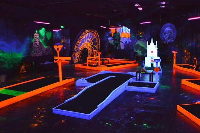 Prague Black Light Mini Golf and Games with free Drinks - Key things to know before you play