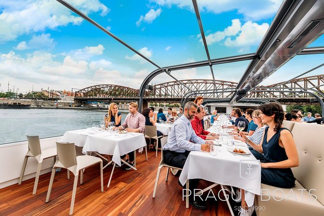 Prague Boats 2-hour Lunch Cruise - Live Music On Board: Accordion Energy and a Friendly Atmosphere