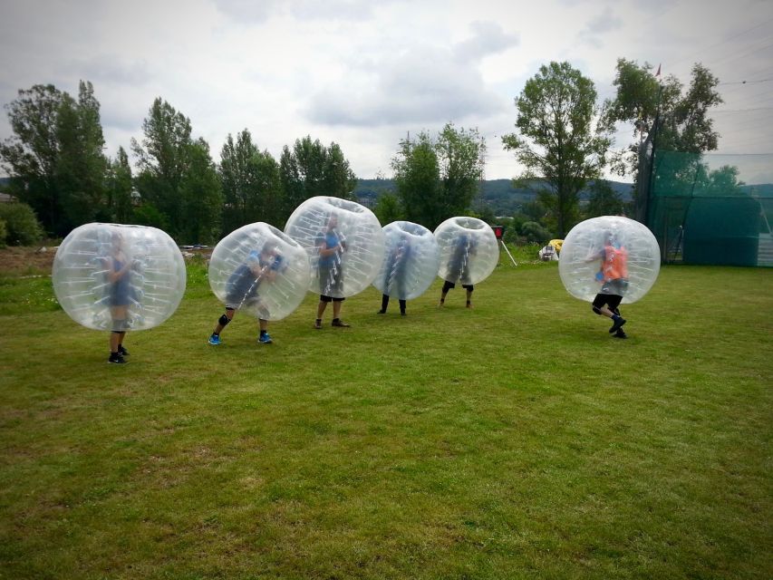 Prague: Bubble Football and Archery Combo Experience - Getting There: Pickup, Transfer Time, and Venue Location