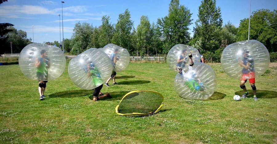 Prague: Bubble Football and Archery Combo Experience - Bubble Football: Run, Roll, Crash, Repeat