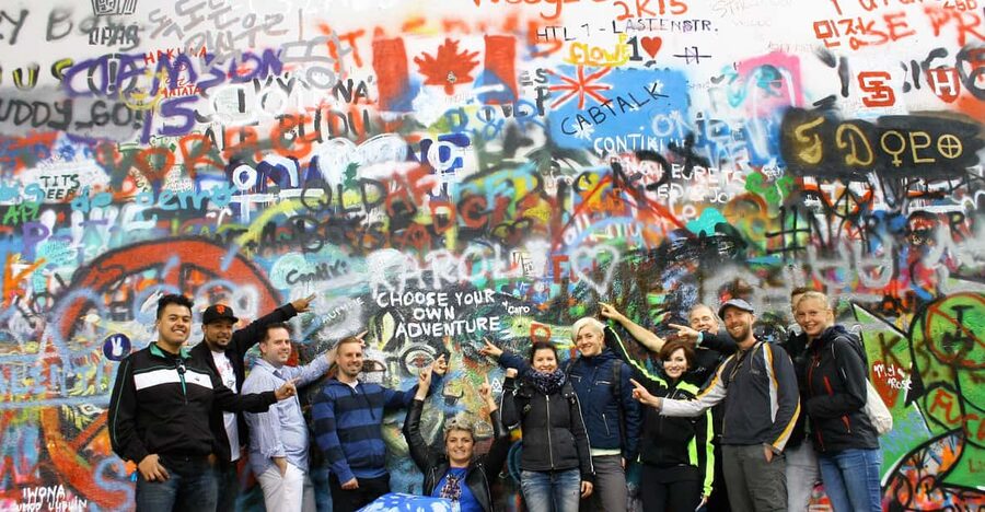 Prague Castle and Charles Bridge Private Walking Tour - John Lennon Wall: a pause that feels human