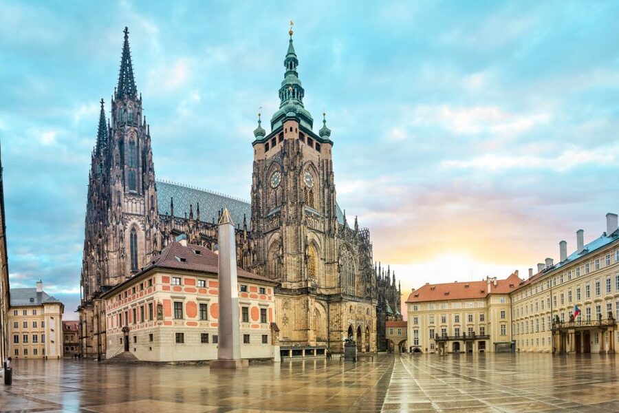 Prague Castle & Castle District: 2-Hour Guided Tour - Meeting Charles Bridge, then riding tram into the Castle District
