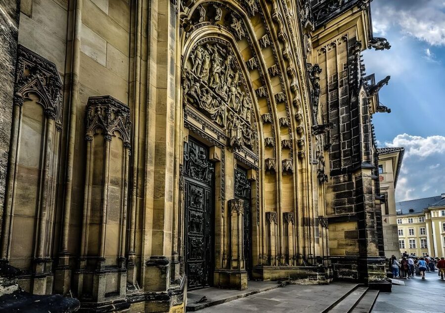 Prague Castle: Royal Palace, Cathedral, and Golden Lane Tour - Meeting Jan Palach Square and getting up by tram
