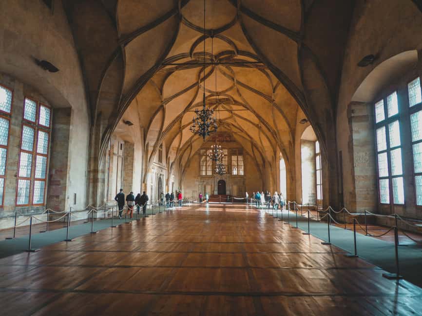 Prague Castle, St. Vitus Cathedral, Royal Palace, St. George's Basilica - Prague Castle grounds: Guinness scale plus city views