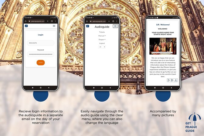 Prague Castle Ticket Including Audio Guide & 15min introduction - The Online Audio Guide on Your Phone: Great When It Works, Annoying When It Does Not