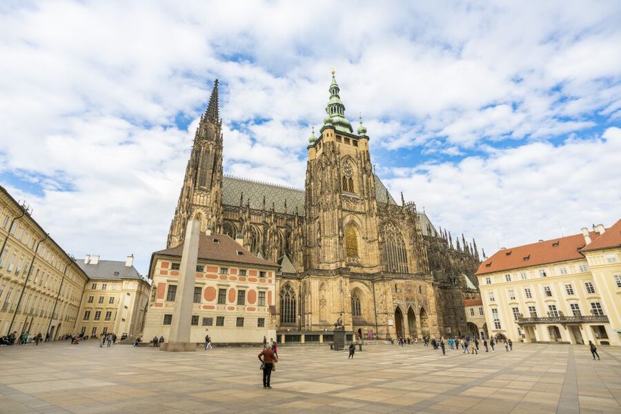 Prague: Castle Tour with Local Guide and Entry Ticket - St. George’s Basilica: Smaller, Older Feel, and Fresco Fragments