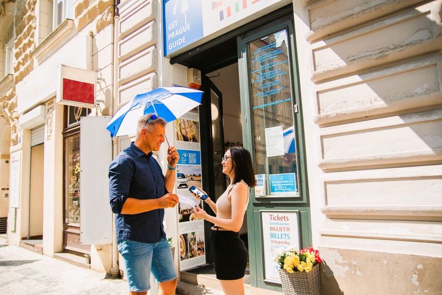 Prague: Charles Bridge Audio Guide with Tower Entry Ticket - Getting your Old Bridge Tower ticket at Maiselova 5