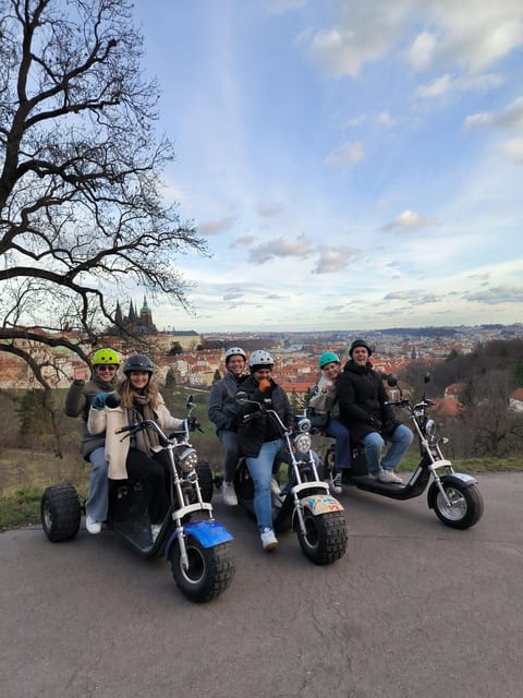 Prague: City Highlights Tour by Electric Trike - Starting at Maltézské náměstí, Lennon Wall, and the Bridge of Love vibe