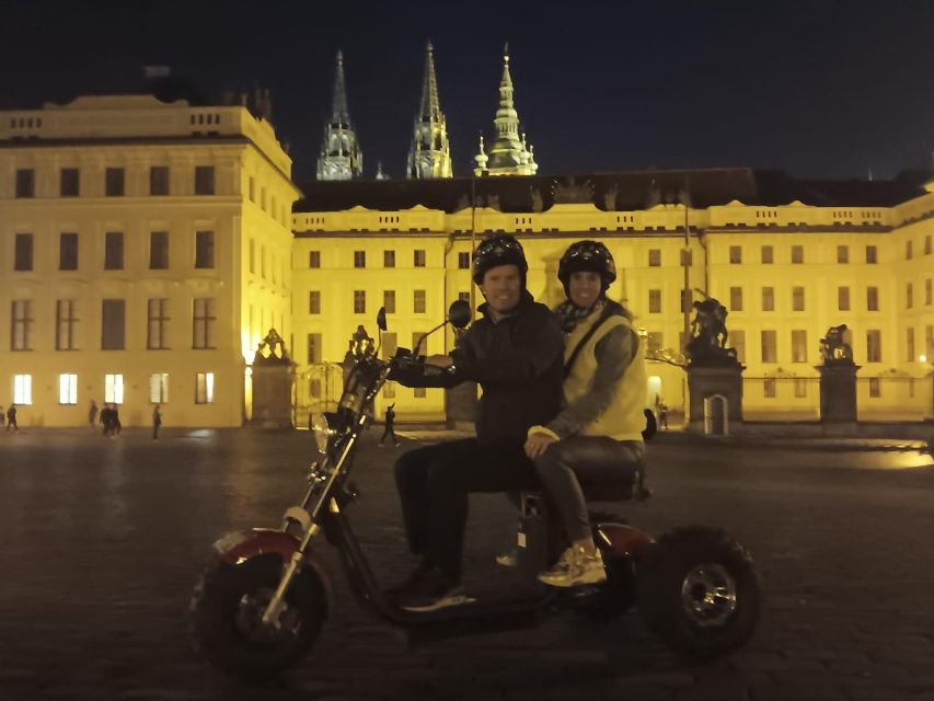 Prague City sightseeing in Night Trike Tour - Safety, comfort, and the reality of riding a two-seat e-trike