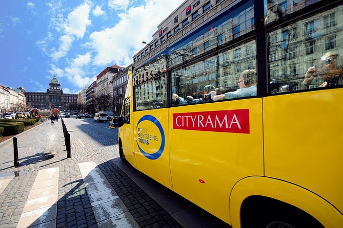 Prague City Sightseeing Tour - Wenceslas Square and the National Museum stop: the city’s public face