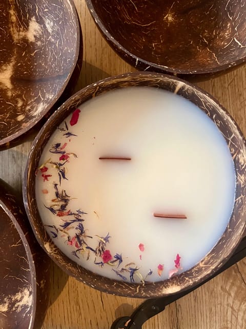 Prague: Coconut Candle Workshop - What Happens First: choosing your bowl, scent, and style