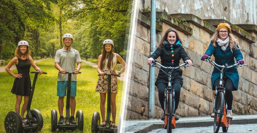 Prague: Combined Segway & E-Scooter City Highlights Tour - Castle-area storytelling plus Strahov stops you can’t easily organize yourself