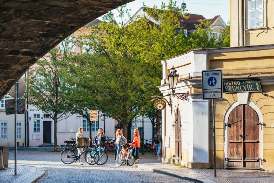 Prague: Complete Bike Tour - Charles Bridge and Emperor Charles IV: what to notice on the famous route