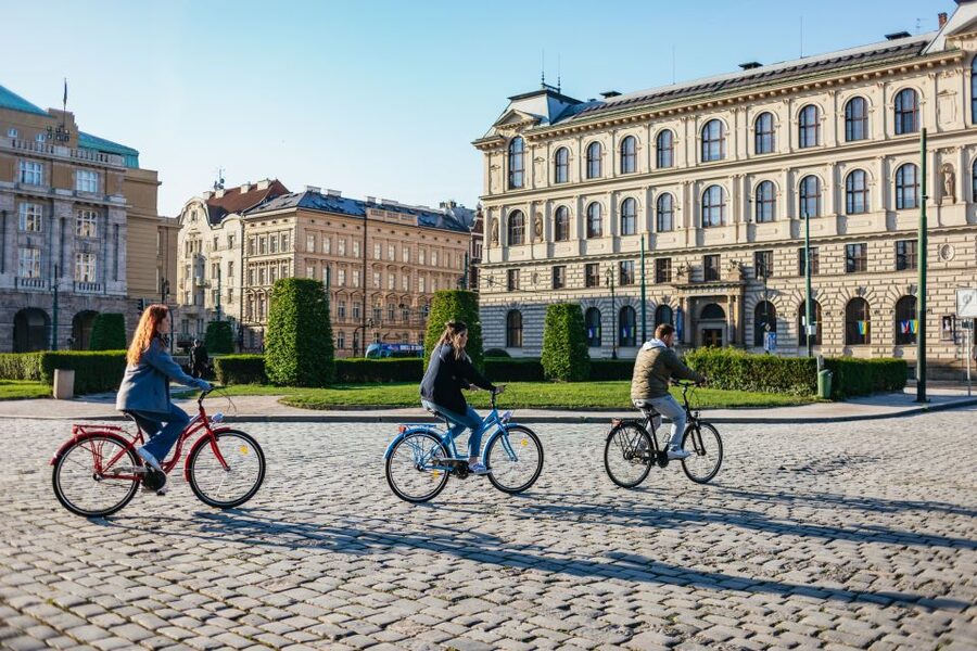 Prague: Complete Bike Tour - Old Town Square and the Jewish Quarter, with stories you can place