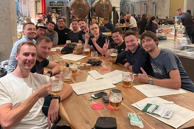 Prague Craft Beer Tour - Stop One in Karlin: Czech Pub Food and Early Beer Comparisons