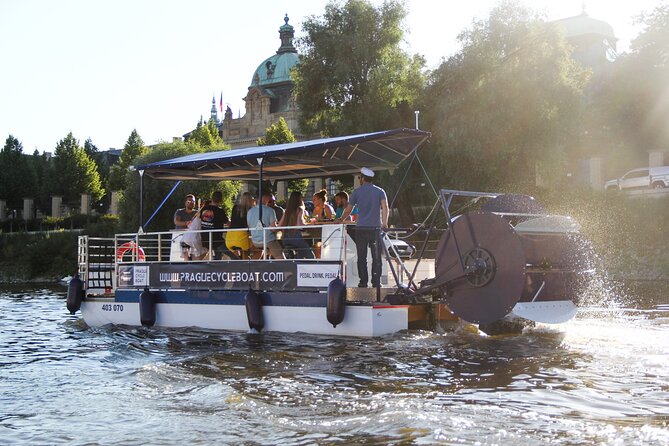 Prague Cycle Boat - The Swimming Beer Bike - Stop 2 Charles Bridge Views: Getting the Iconic Shot From the Water