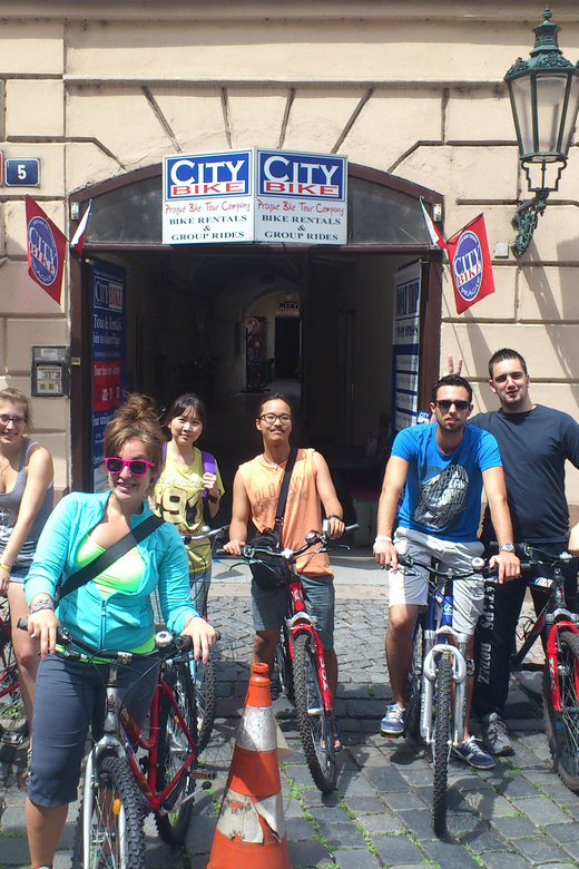 Prague E-Bike City Ride tour : 2hrs - Old Town Square photo moment, then into Prague’s street rhythm