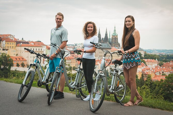 Prague E-Bike City Sightseeing Tour - Charles Bridge, Then Lennon Wall Stories at Lennonova zeď