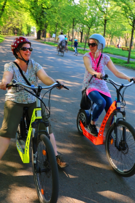 Prague: E-Bike/E-Scooter Viewpoint Tour - Lennon Wall and Lesser Town: Prague without the walking fatigue