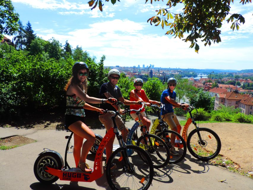 Prague: E-Bike/E-Scooter Viewpoint Tour - Letná Park panoramas over the Vltava River and bridges