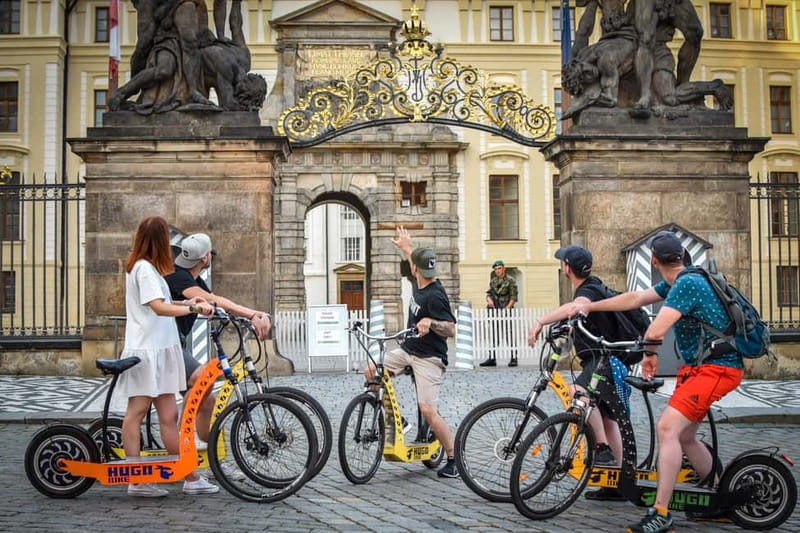 Prague: E-Scooter Grand City & Panoramas Small-Group Tour - The best parts at a glance