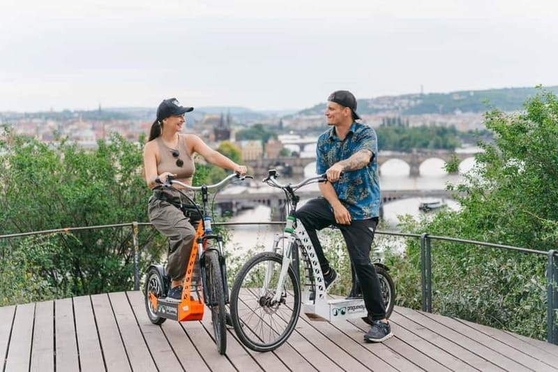 Prague: E-Scooter Grand City & Panoramas Small-Group Tour - Old Town highlights, plus stops that keep it human