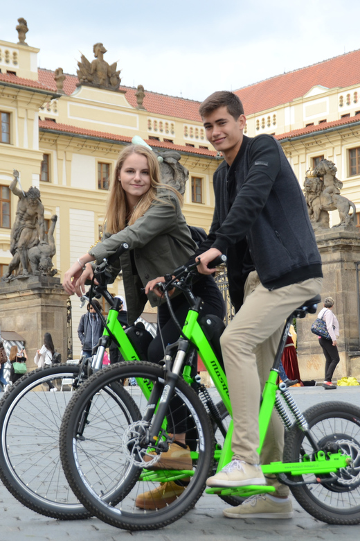 Prague Electric Scooter and eBike Grand Tour - Choosing your ride: eScooter vs trike vs eBike mode