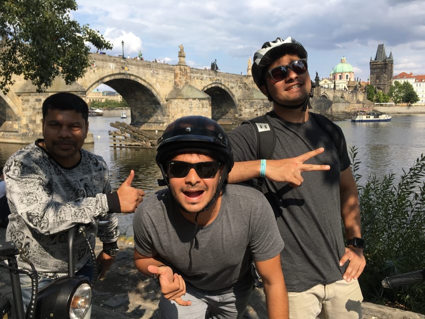 Prague Electric Scooter and eBike Grand Tour - Lennon Wall and Lesser Town: start close, then build momentum