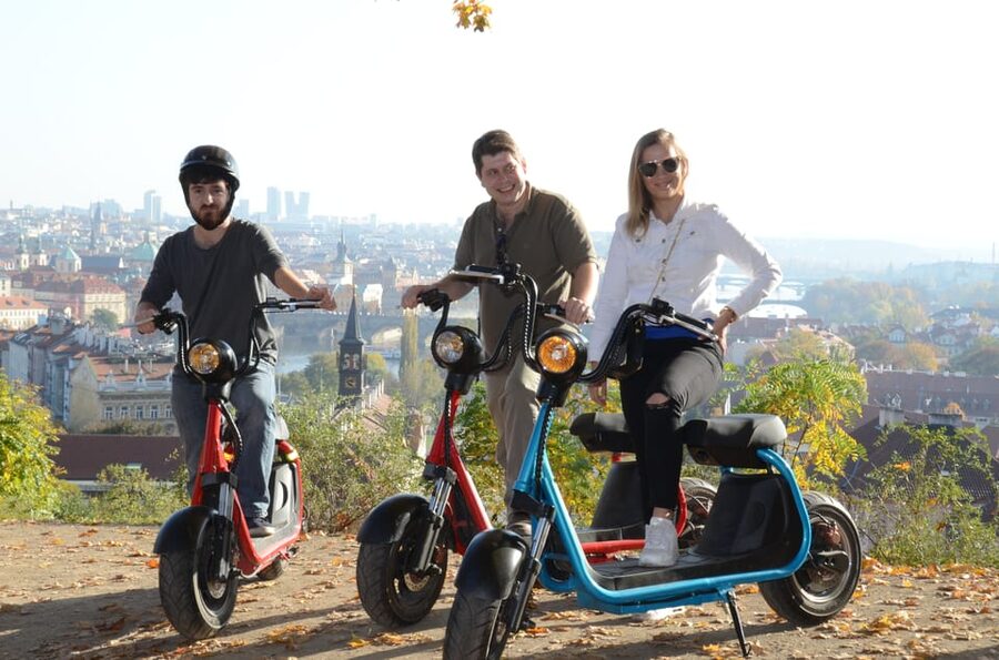 Prague Electric Scooter and eBike Grand Tour - How long you will ride, and why 90 minutes feels different from 2 hours