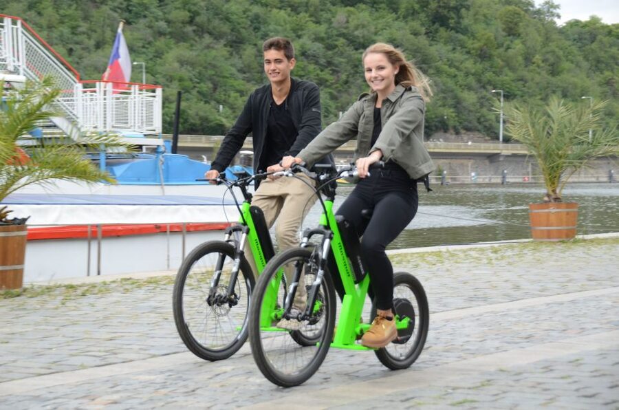 Prague: Electric Scooter & Cruiser Fat eBike Rental - The self-guided map: your route, your pace, your stops