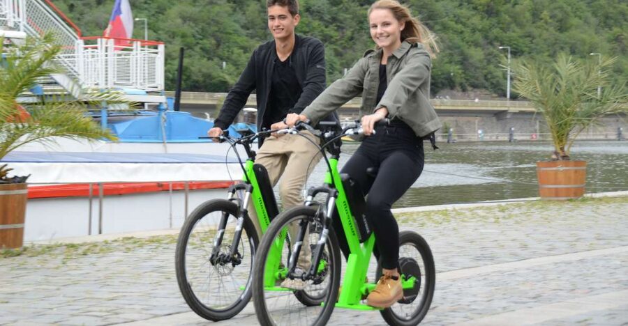 Prague: Electric Scooter & Cruiser Fat eBike Rental - Using electric power the smart way on Prague hills